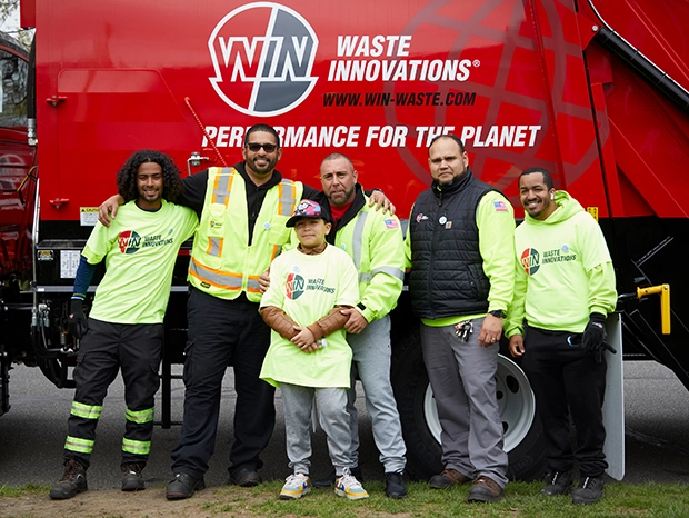 WIN volunteers at the  2023 Earth Day on the Green cleanup event  with the Norwalk Land Trust in Norwalk, CT